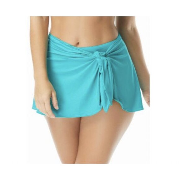 Coco Reef Other - Cocoreef Contours Halo Sarong Swimsuit Cover Up Teal Size S